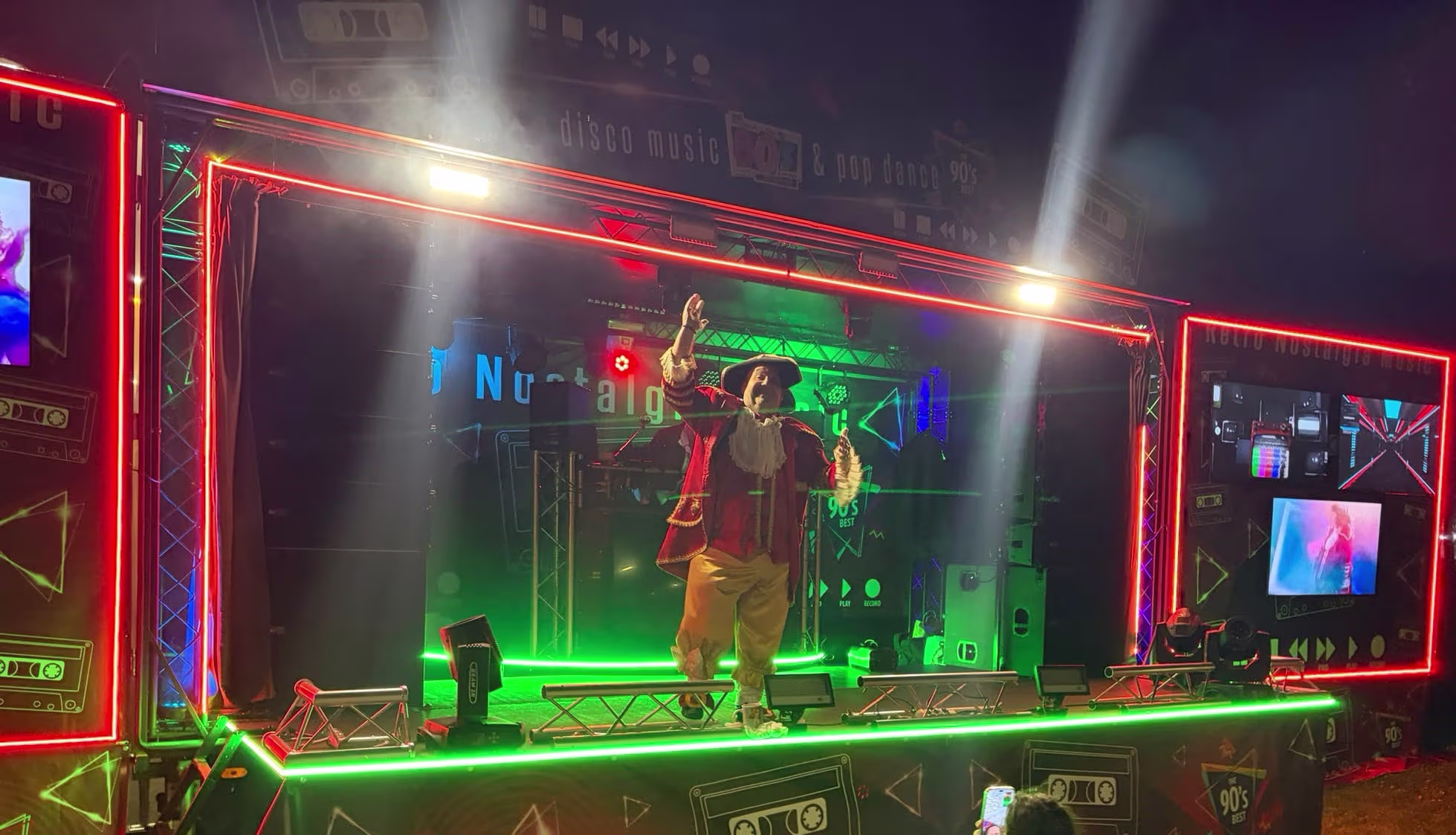 DJ Conte Diskoteka mixând pentru Retro Gold Music Eforie 15 iulie 2026