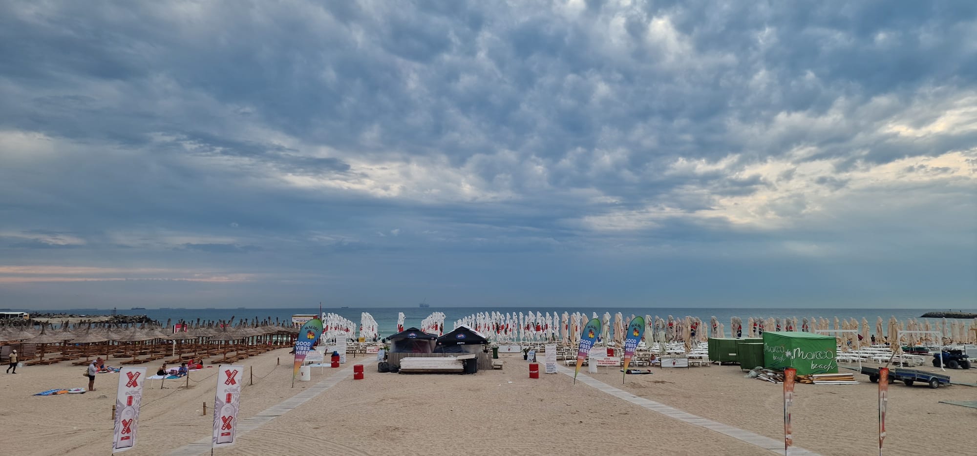Vremea în Eforie pe 03 August 2026 și steag galben