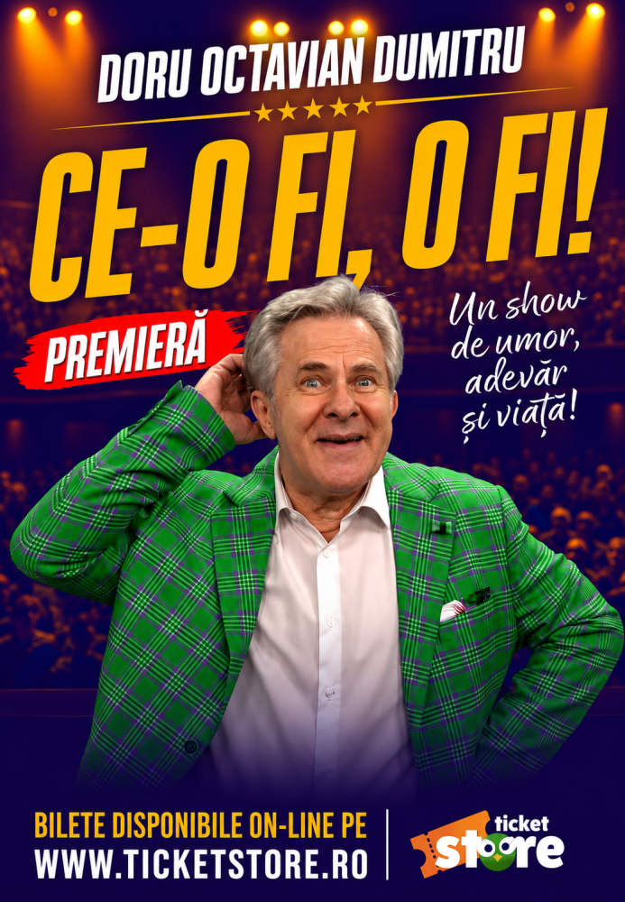 Doru Octavian Dumitru revine pe 15 august la Teatrul de Vară din Eforie Nord