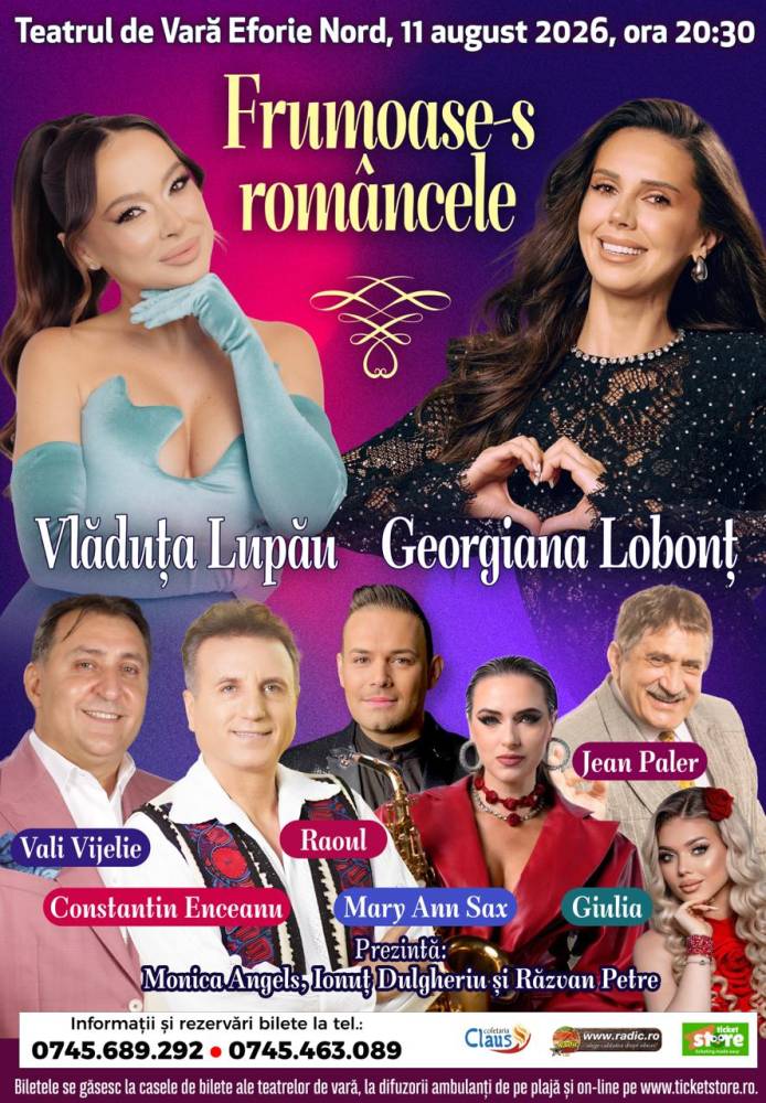 Spectacolul „Frumoase-s româncele” la Teatrul de Vară Eforie Nord