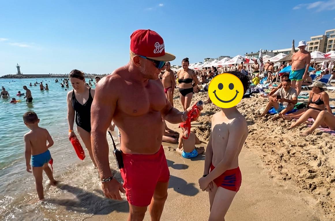 Ce știu copiii despre regulile de pe plajă? O zi plină de zâmbete și lecții de siguranță la Eforie